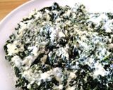 A picture of step 2 of White Lasagna with Ricotta and Spinach.