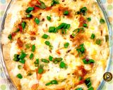 A picture of step 2 of Mac And Cheese Cauliflower casserole (Desi style).