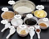 صورة لخطوة 1 من وصفة Ginger Cookies كوكيز الزنجبيل