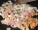 A picture of step 3 of Shakshuka.