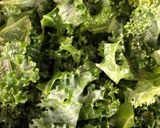 A picture of step 3 of Roots and kale salad.