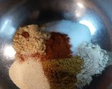 A picture of step 2 of Stewed Goat Meat with Pigtails.