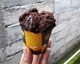 Foto langkah ke 4 dari resep Eggless Cup Cake Coklat Lembut.