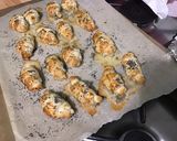 A picture of step 7 of Mini Puff Pastry Croissants with Roquefort and Blue Poppy Seeds.