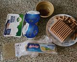 肉桂佐双味餅乾乳酪蛋糕的食譜步驟1照片