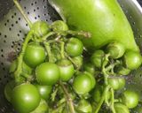 A picture of step 1 of Glueberry khatta pickle.