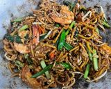 Gambar langkah 6 resipi Mee Goreng Mamak.