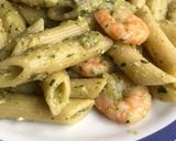 Foto del paso 11 de la receta Unos macarrones, con langostinos y salsita de albahaca 🌿