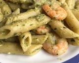 Foto del paso 11 de la receta: Unos macarrones, con langostinos y salsita de albahaca 🌿