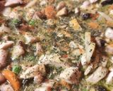 Tárkonyos csirkeragu leves recept fázis 3 fotója