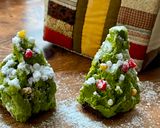 A picture of step 8 of Matcha Sweet Potato Christmas Tree.