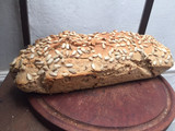 Pan de harina de avena, harina 0000, avena integral y harina de arroz