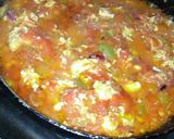A picture of step 3 of Sweet potatoes with tomato egg sauce.