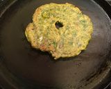 A picture of step 9 of Spinach thalipeeth.