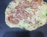 A picture of step 7 of Peas Uttapam.
