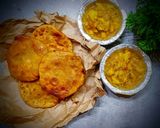 A picture of step 12 of Aloo ki kachori.