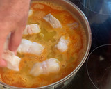Foto del paso 14 de la receta: Arroz con rape y gambones, calabaza y espinacas