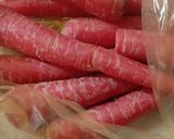 A picture of step 1 of Carrot pickle.