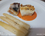 Foto del paso 5 de la receta: Suprema de merluza con salsa de piquillos
