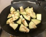A picture of step 2 of Brinjal Raita.