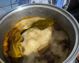 Foto langkah ke 3 dari resep Gulai Nangka Muda dan Kikil Bumbu Instan.