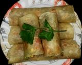 A picture of step 7 of Vegetables roll.
