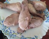 A picture of step 1 of Tumeric Crumb Coated Chicken.