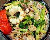 Hình bước làm 6 của món Bún riêu hải sản
