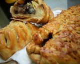Foto langkah ke 6 dari resep Banana Choco Cheese Strudel (teflon).