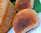 A picture of step 2 of Eggless butterless Bread.