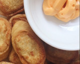 Foto langkah ke 6 dari resep Egg Roll ala Hokben (isi nasi).