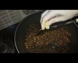 A picture of step 2 of Black (kala) Chana chaat.