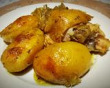 Une image de l'étape 4 de Poulet rôtis accompagné de pommes de terre fondantes 🍴.