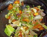 A picture of step 4 of Walnut pulav.
