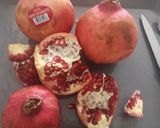 A picture of step 1 of Anar juice /Pomegranate juice.