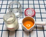 Hình bước làm 1 của món Bánh flan cho bé ăn dặm