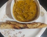 A picture of step 4 of Papad Ki Sabzi.