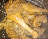 A picture of step 2 of Fried rice an chicken.