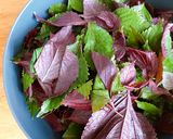 Hình bước làm 1 của món 🌱 Lá Tía Tô Ngâm Chua Ngọt (Vegan)