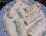 A picture of step 4 of Bread Khaman.
