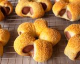 【COOKING BUBU】🌼花型香腸芝士包｜SausageFlowerBread｜ソーセージパン的食譜步驟9照片