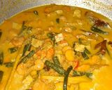 Foto langkah ke 3 dari resep Gulai udang kacang panjang dan tempe #5resepterbaruku.