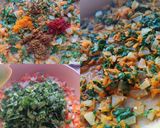 A picture of step 3 of Carrot and radish in gram flour (Subji).