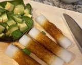 Hình bước làm 4 của món Salad Cobb với bánh cá 🥗 (Cobb salad with fish cake)