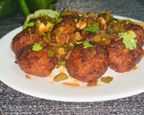 முட்டைகோஸ் மஞ்சூரியன் (Muttaikosh manchoorian recipe in tamil) ரெசிபி ஸ்டேப் 7 புகைப்படம்
