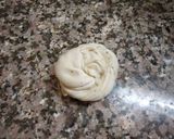 A picture of step 3 of Masala Lachha parantha.