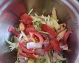 A picture of step 1 of Apple and Cabbage salad.