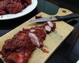 Foto langkah ke 6 dari resep Anabolic Honey BBQ (Char-siu) Biawak|Low Calorie, High Protein, Sugar Free.