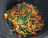 Zöldséges rizses csirkemell recept fázis 2 fotója