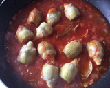Foto del paso 4 de la receta: Alcachofas en salsa